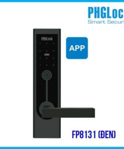 Khóa vân tay cho chung cư, nhà phố PHGLOCK FP8131 (Đen-App)